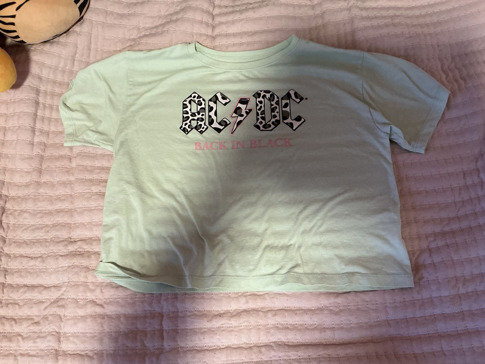 ACDC Rock Band Crop Top For Girls