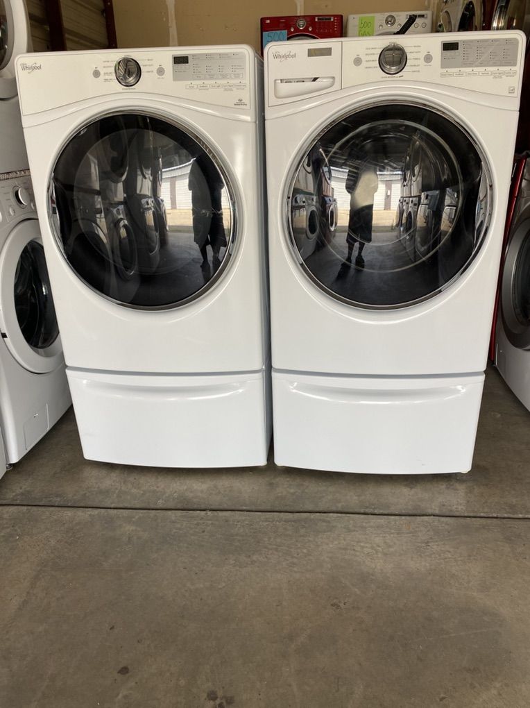 Whirlpool Steam Washer Amd Whirlpool Electric Drye