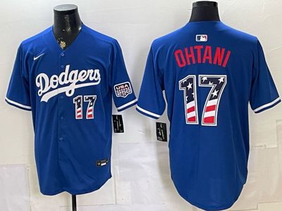 Los Angeles Dodgers White USA 250 Fourth of July Jersey