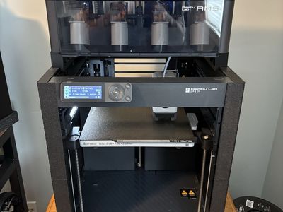 Bambu Lab P1P 3D Printer and AMS Multicolor Print System