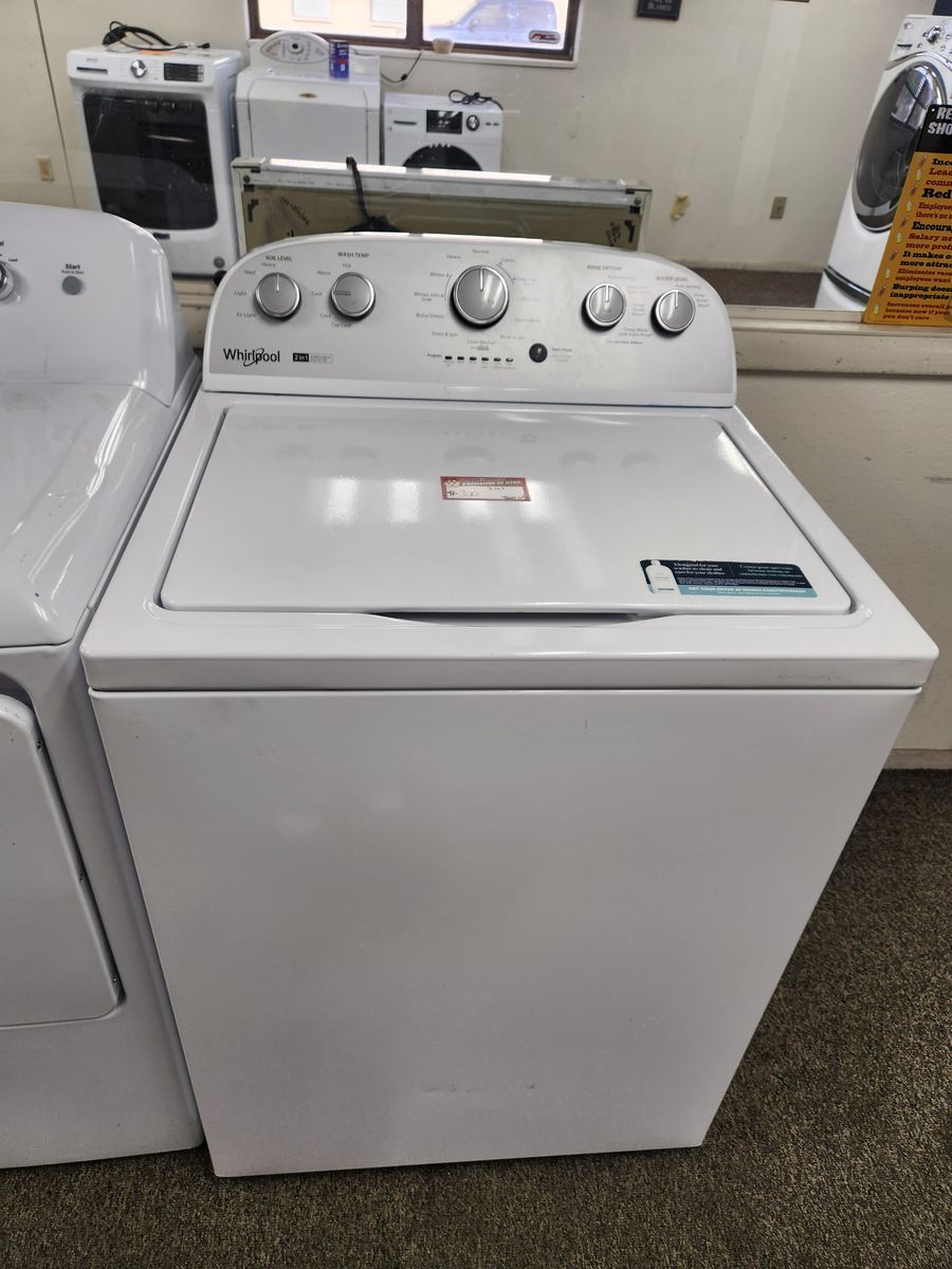 Whirlpool 2-in-1 Removable Agitator Top-Load Washing Machine - White