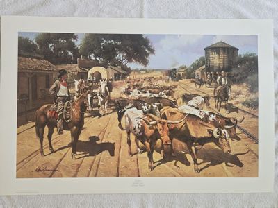 Robert Summers - Cowtown (Signed and Numbered)
