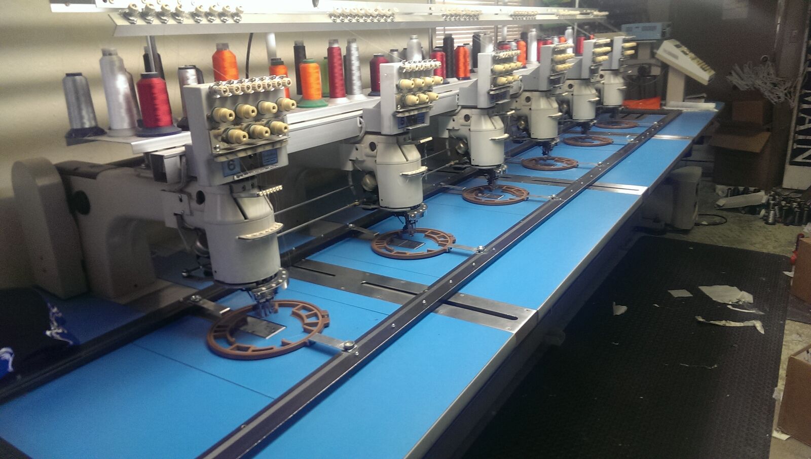Barudan 6 Head Embroidery Machine