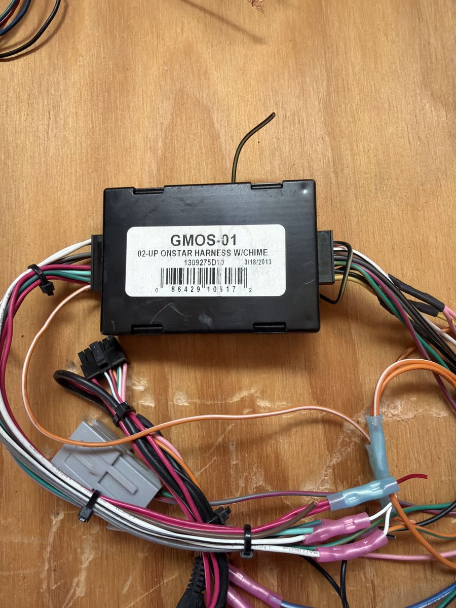 GMOS-01 02-UP OnStar Harness with Chime - Aftermarket Integration for GM Vehicles