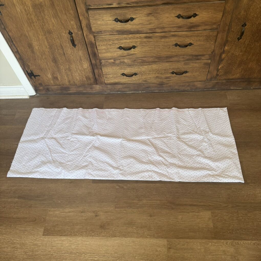 Vintage Rose Bud Fabric 114” x 44”