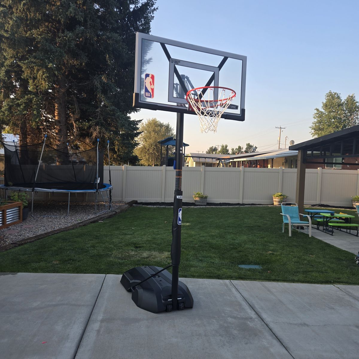 Lifetime 54-Inch Adjustable Portable Basketball Hoop System (Model 71522)