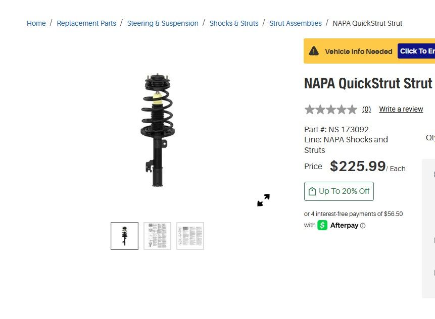 Strut Assembly Right and Left