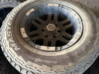 Set of 4 wheels and tires