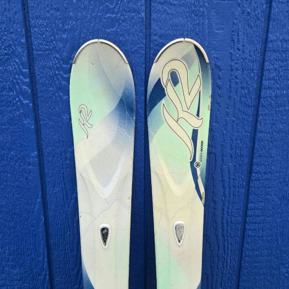 K2 146 cm Women's Skis Marker Adjustable Bindings