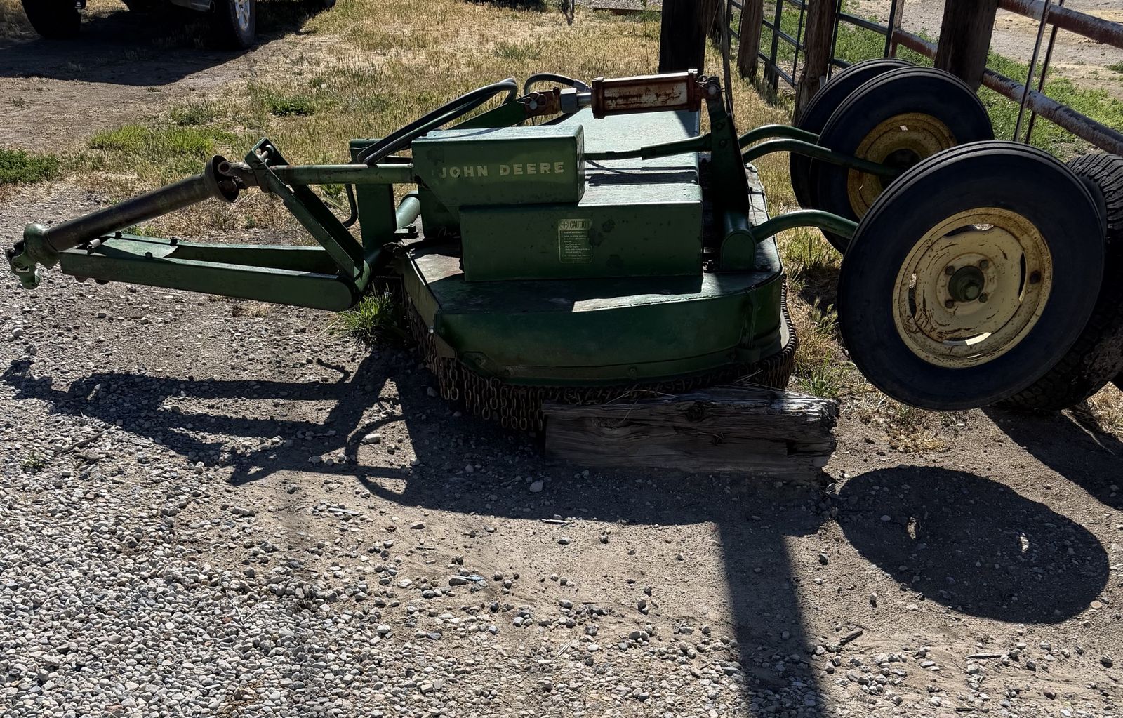 John Deere pull behind mower