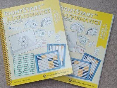 RightStart Mathematics Level C Lessons & Worksheets (2-Book Set, second edition)