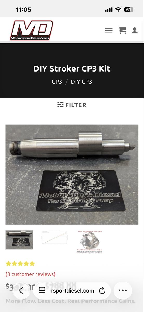 Cummins 5.9 Cp3 10mm Stroker Shaft