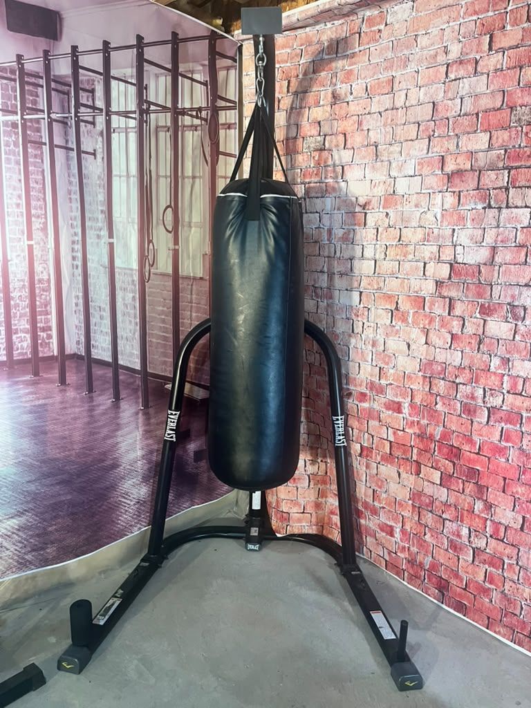 Everlast Heavy Punching Bag and Stand Bundle
