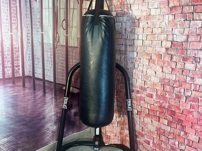 Everlast Heavy Punching Bag and Stand Bundle