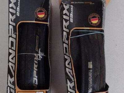 Continental Grand Prix 23-622 (700x23c) Black Chili Compound Road Bike Tires - Pair
