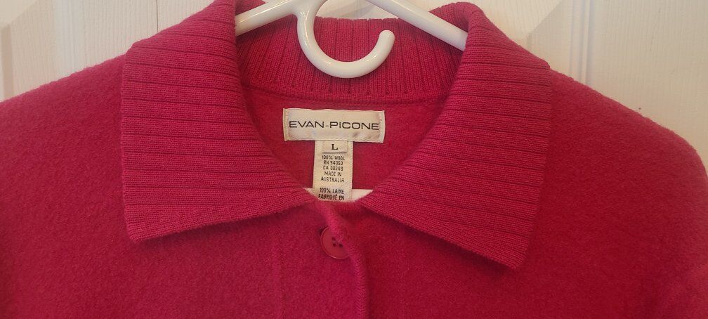 Evan Picone women's designer cardigan sweater