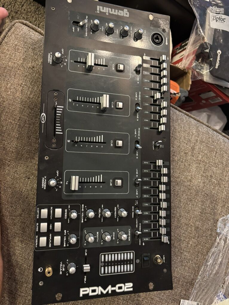 Gemini Pdm-02 4 Channel 19 Dj Mixer
