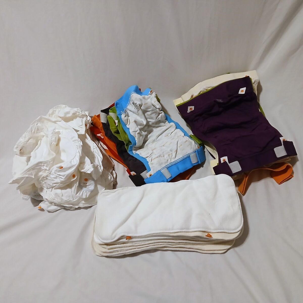 G Cloth Diapers, Medium and Large