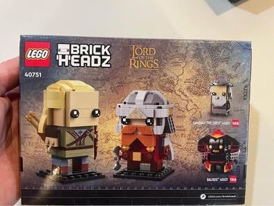 Lego LotR Brickheadz Legolas And Gimli 40751