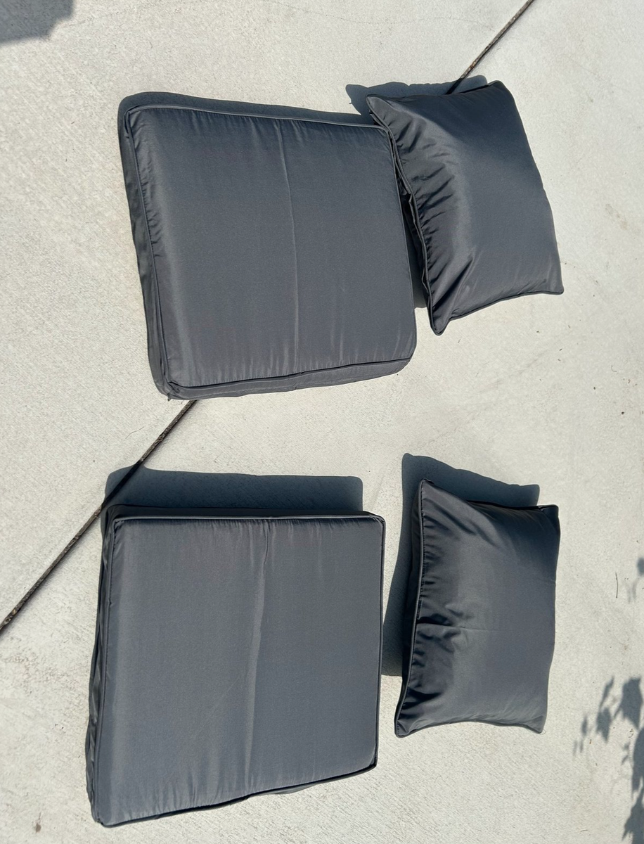 New Outdoor Patio Cushion Set – Gray