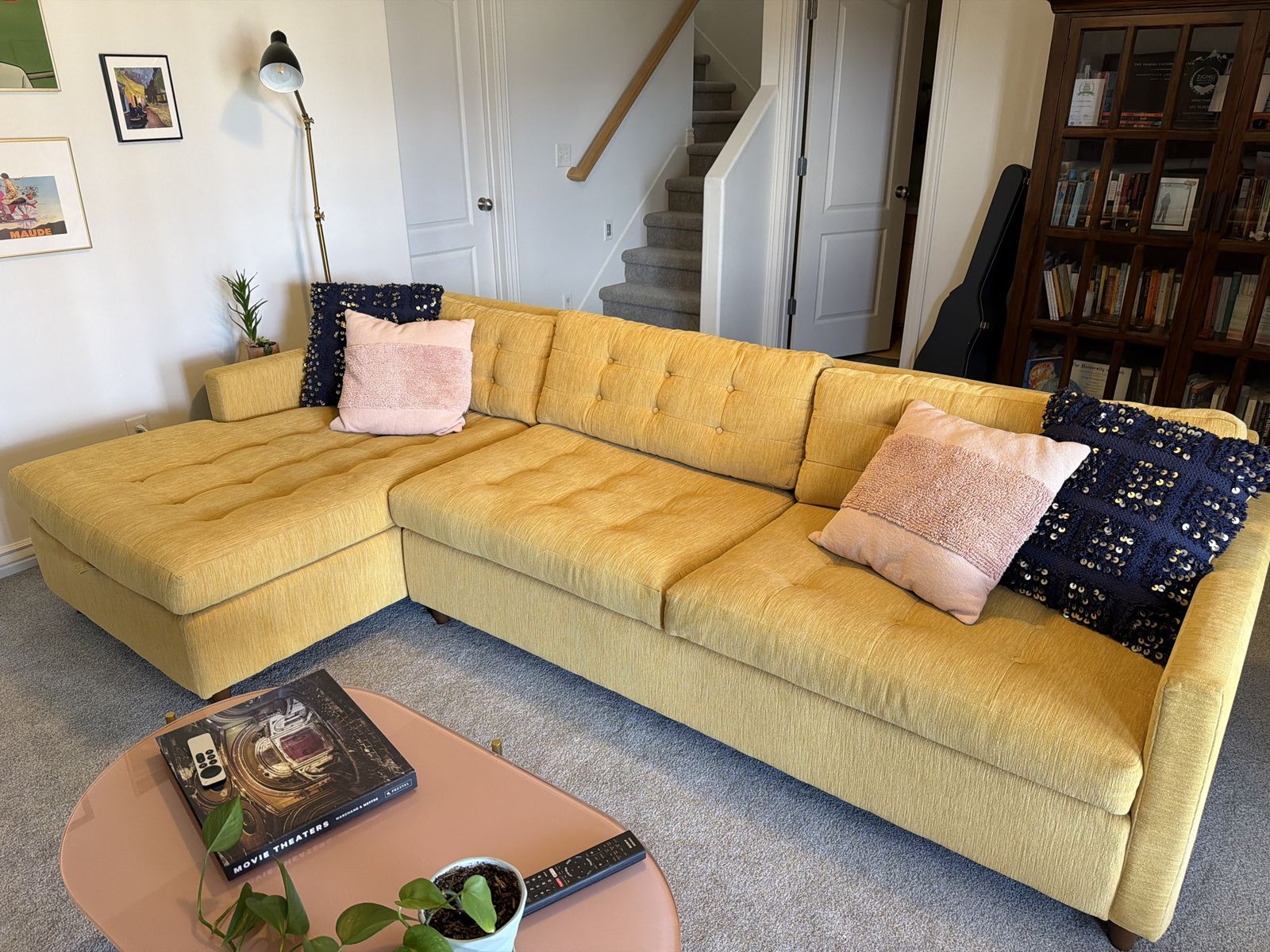 Joybird Mid-Century Modern Sleeper Sectional