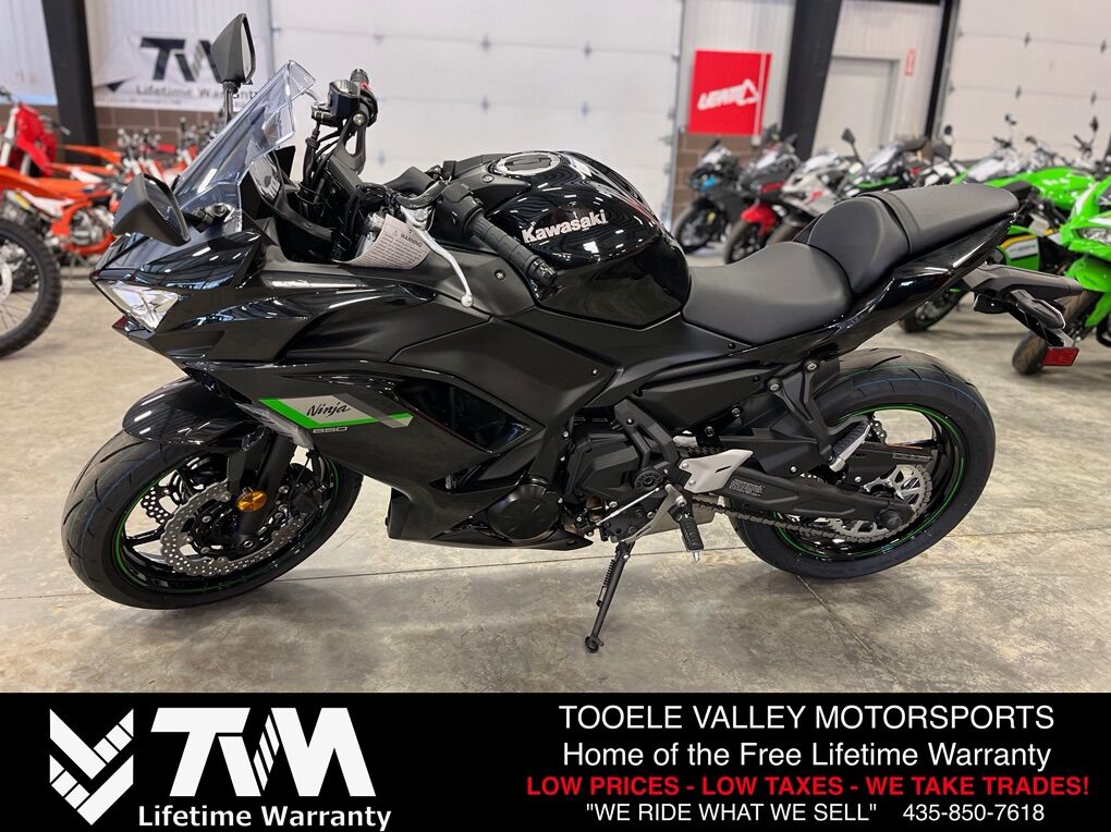 2025 KAWASAKI NINJA 650 W/ FREE LIFETIME WARRANTY