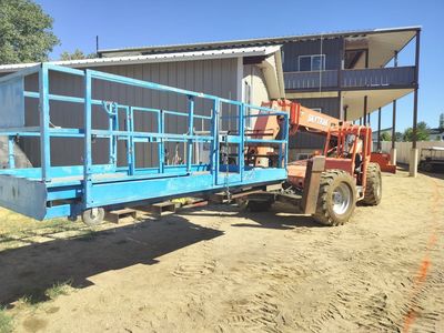 2000 Sky Jack 10054 Reach Forklift w/lrg work basket