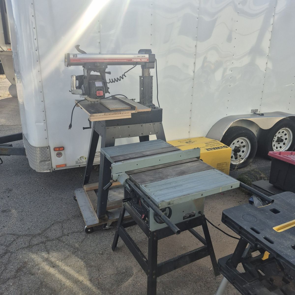 Craftsman 10" Radial Arm Saw & 10 inch  Delta Table Saw