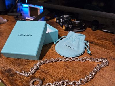 Tiffany & Co. Return to Tiffany Sterling Silver Heart Tag Charm Necklace