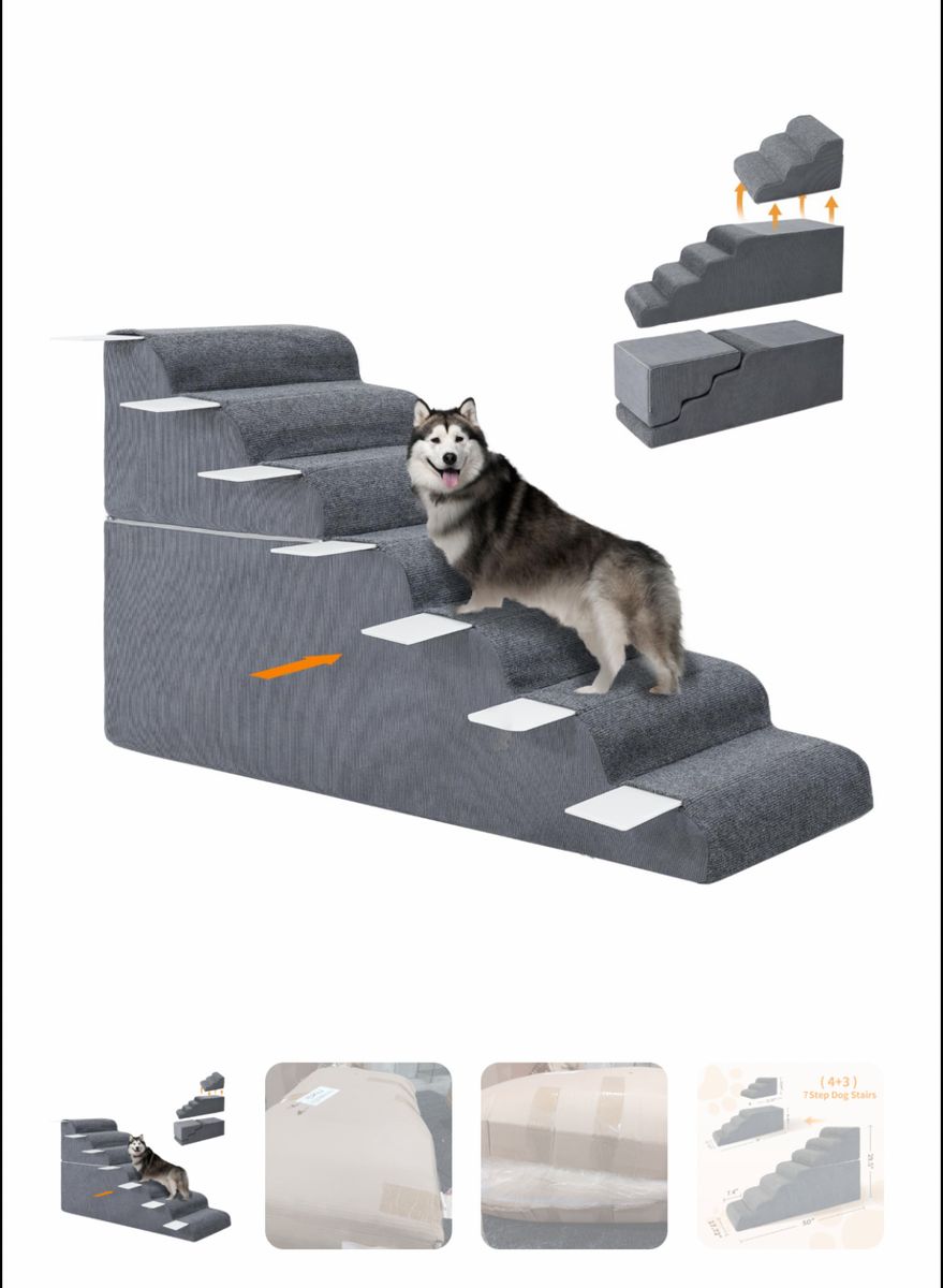 Dog steps for high areas