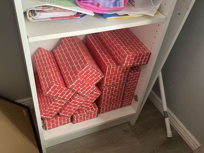 Cardboard bricks