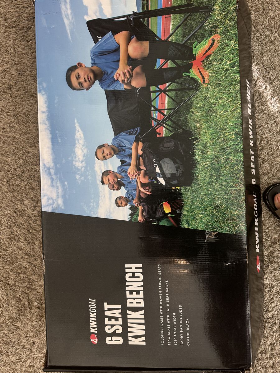 Soccer portable chairs for 6