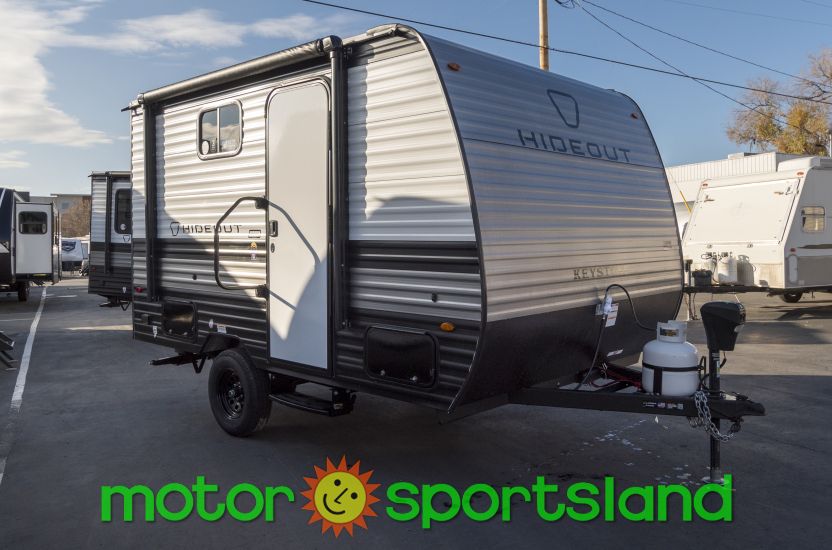 2026 Keystone Hideout 123BB U-Shaped Dinette Outdoor Kitchen