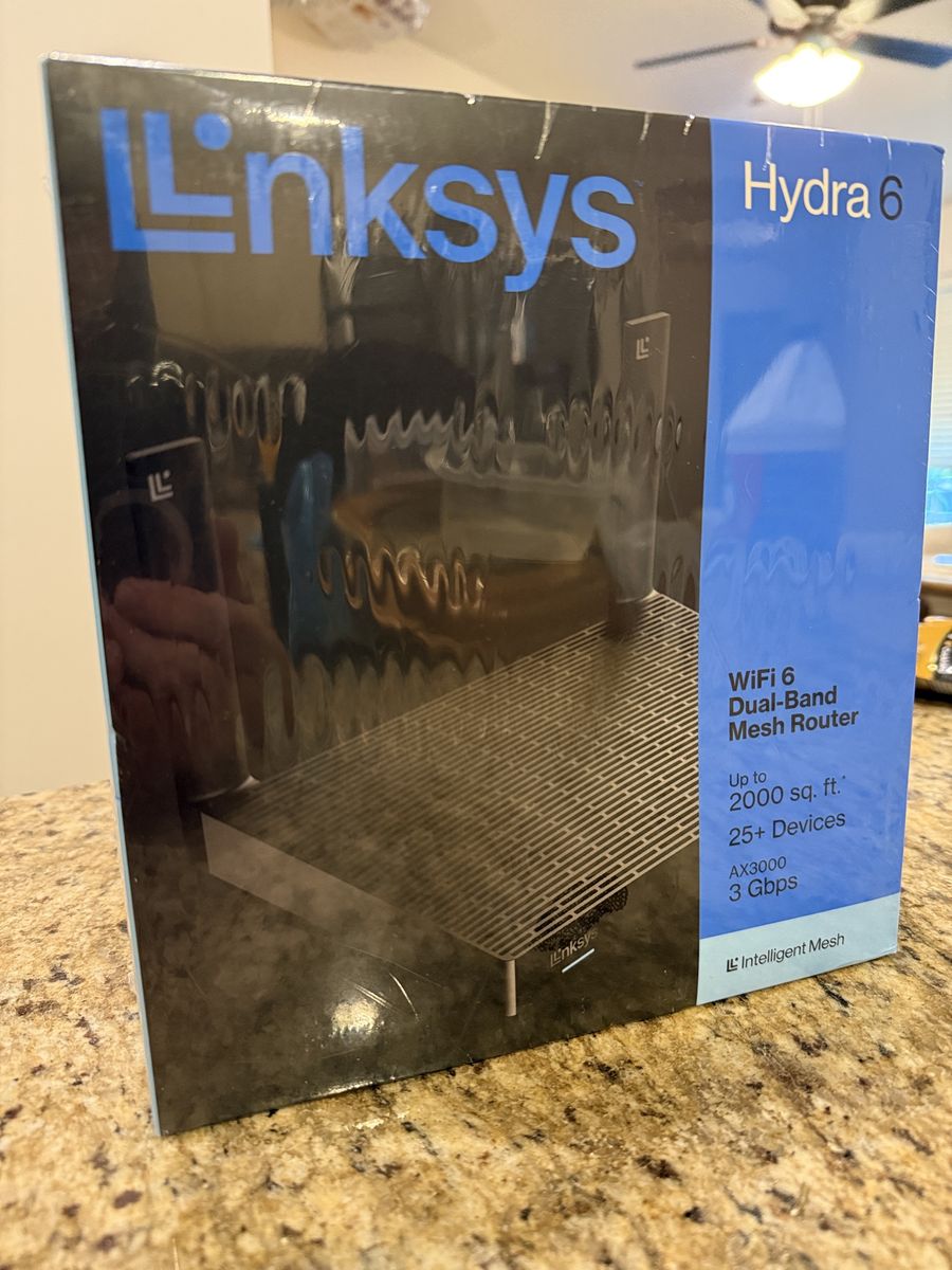 Linksys Hydra 6 WiFi 6 Dual-Band Mesh Router NIB
