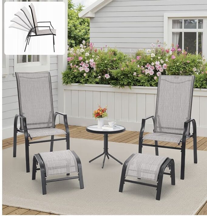 New - 5 Piece Patio Set