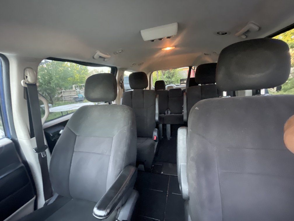 Dodge Grand Caravan 2011 Blue Minivan with Stow 'n Go Seating - Good Condition
