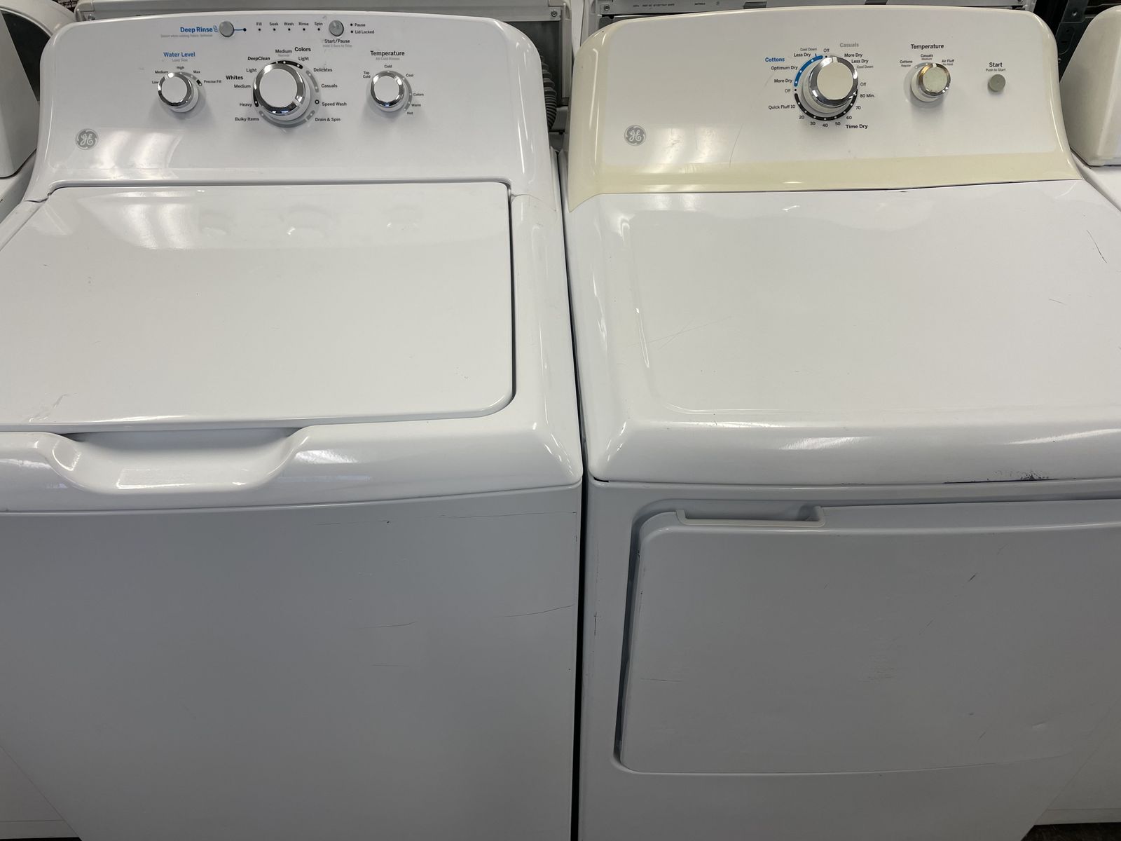 GE Washer and Dryer Large Capacity , With a 30 Day Warranty!