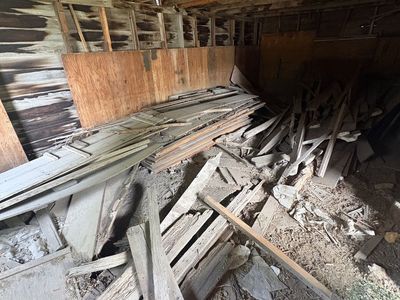 Free Assorted Reclaimed Barn Wood Boards and Scrap Lumber Stack