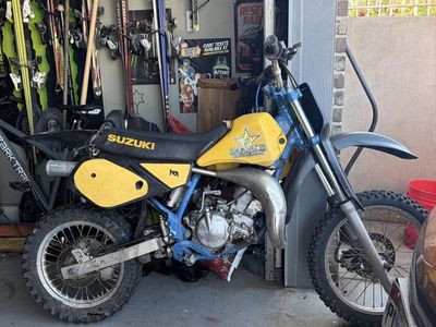 Suzuki RM80 Dirt Bike - Vintage Off-Road Motorcycle