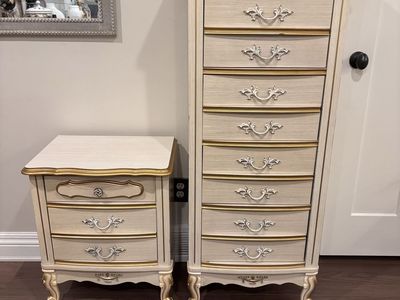 Vintage French Provincial Mid Century Set