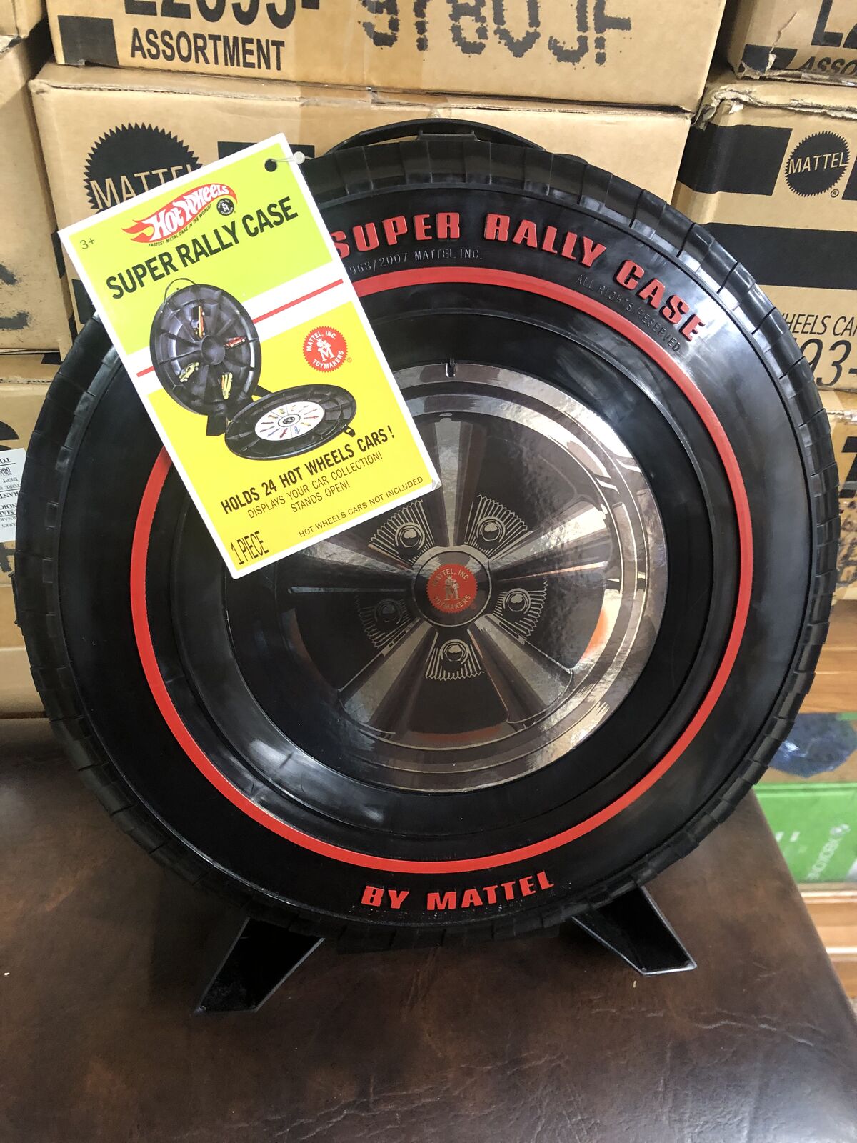 2025 Hot Wheels Super Rally Case NWT (Holds 24 Cars)-1968/2007 Reproduction