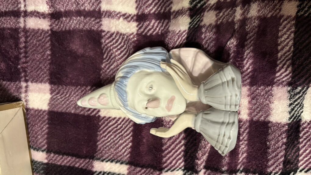 Vintage Porcelain Clown 1980