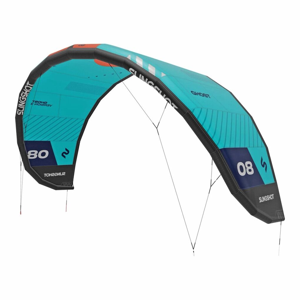 $350 LESS THAN RETAIL! BRAND NEW- SLINGSHOT GHOST V3 Kiteboarding Kite In Blue, Size 10