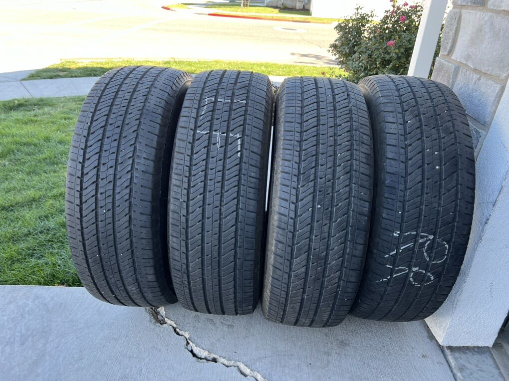 265/70R18 bridgestone alenza 10 ply tires