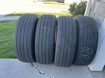 265/70R18 bridgestone alenza 10 ply tires