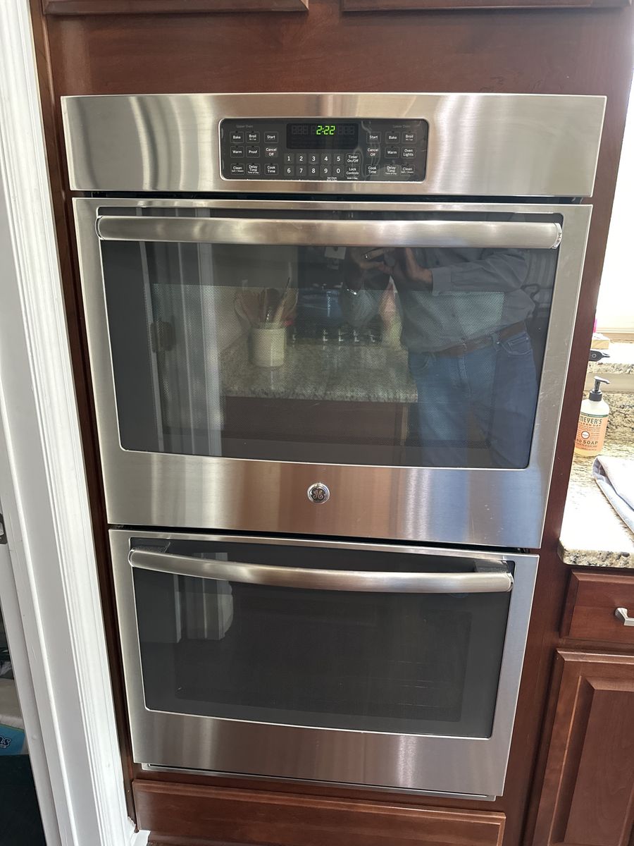GE Profile 30" Stainless Steel Double Electric Wall Oven - Model #JT3500SF2SS, Self-Cleaning
