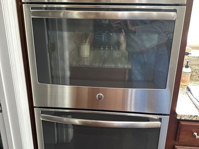 GE Profile 30" Stainless Steel Double Electric Wall Oven - Model #JT3500SF2SS, Self-Cleaning
