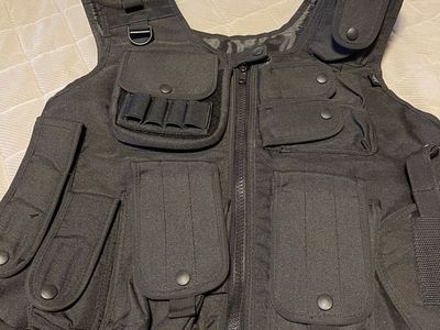 Adjustable black vest