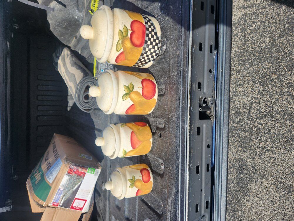 vintage kitchen canisters