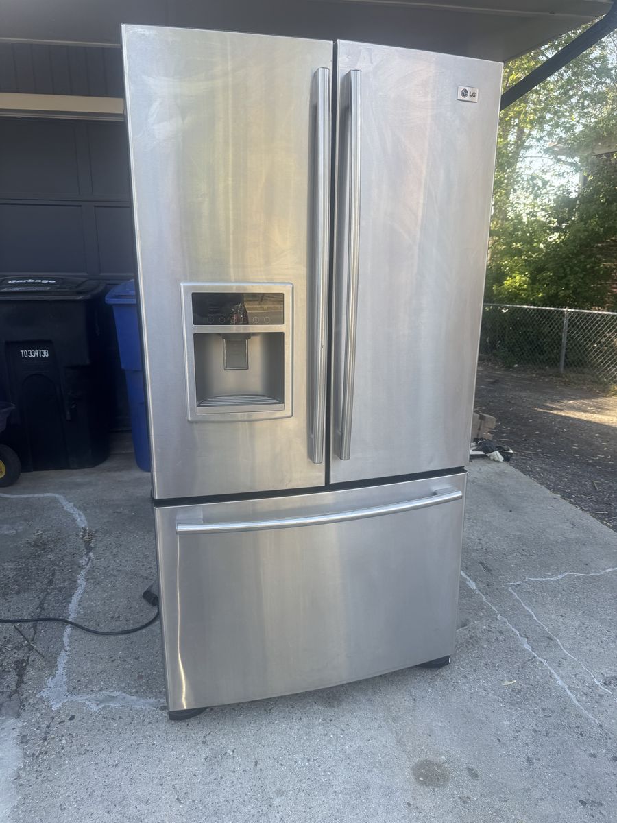 LG Stainless refrigerator 20.5 size
